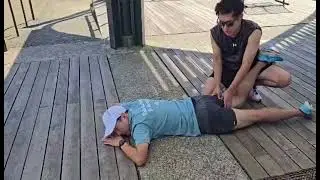 ダッシュでハムストに違和感がある時の施術