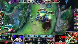 H2K vs GIA   LCS EU 2015 Spring W6D2   H2k Gaming vs Giants Gaming VOD