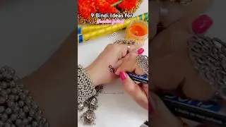 9 Bindi Ideas for Navratri Festival 25-Part1 #navratrispecialdiyideas #sunitacreativeworld
