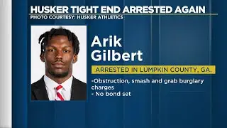 Husker tight end arrested in Georgia on burglary charge