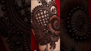 Easy & Simple Arabic Flower Mehndi Design #easymehndi #shorts #shortviral #short