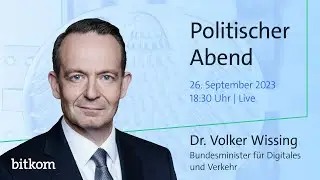Mehr Deutschland-Tempo f&uuml;r die Digitalisierung | Digitalminister Volker Wissing | Bitkom