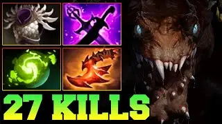 28 Kills Primal Beast Mid Lane !! Primal Beast Dota 2 Offlane Carry Meta 7.38 Gameplay Guide Build