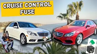 MERCEDES W212 E CLASS CRUISE CONTROL FUSE LOCATION E350 E400 E250 E200 E220 E250 CDI BLUETEC