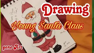 How to Draw Santa Claus | Using markers | gene Art#artwork