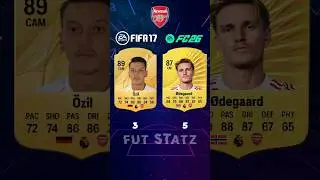 Arsenal in FIFA 17 Vs FC 26 #fifa #fc26