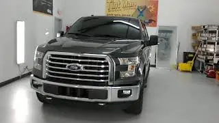 Local law enforcement gets #BirdBox Window Tinting on a Ford F-150 XLT surveillance vehicle. Tintman