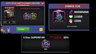 WWE MAYHEM - 4-5 Ft. Steve Austin Zombie lootcase opening 