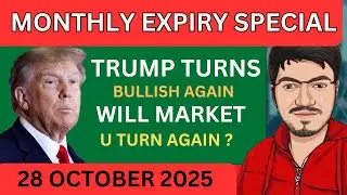 Nifty & Bank nifty prediction for tomorrow for tuesday monthly expiry | Trump U turn on CHINA Tariff