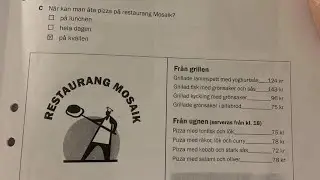 Nationella prov läsförståelsa - امتحان سويدي قراءة نصوص