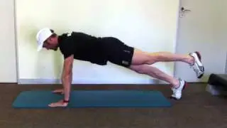 One leg raised Push up