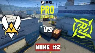 Группа B. NIP vs VITALITY. Map-2 Nuke. ESL Pro League Season 13
