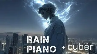 CYBER CITY Piano Rain - Melancholic Dark Ambient Soundscape for Night Chill