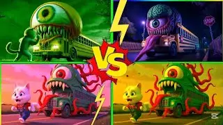 &ldquo;Monster School Bus VS Cute Cat &ndash; The Chase You Can&rsquo;t Look Away From!&rdquo;