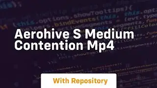 Aerohive s medium contention mp4
