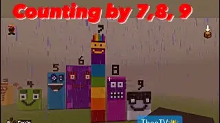 Numberblocks Minecraft - Counting by 7, 8, 9