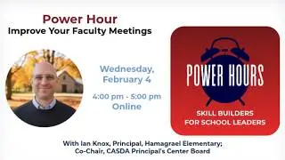 SAANYS Power Hour – Improve Your Faculty Meetings