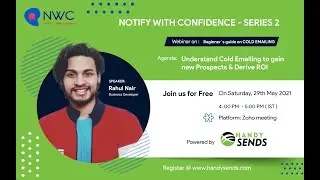 Notify with Confidence Series 2 - Beginner's Guide on Cold Emailing Program