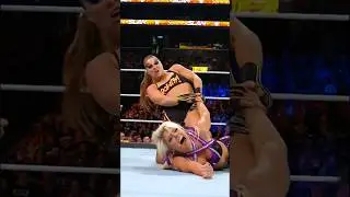 Ronda Rousey pushed Alexa Bliss to her limit at SummerSlam #shorts
