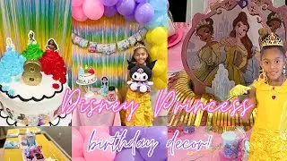 Подготовьтесь и украсьте волшебную вечеринку принцесс вместе со мной! ✨🎀👑 | Простой декор своими ...