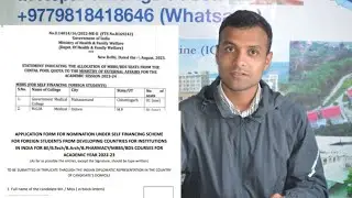 Indian Embassy MBBS/BDS SFS | Self Financing Scheme | MBBS In India | Abhisek Yadav | NEET 2024