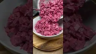Salad Russe the beet salad that always gets people talking.😎🇭🇹🔥Would you try this? #haitianfood
