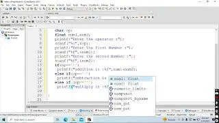 calculator in c using if else ladder statement | simple calculator in c | #program #calculator