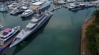 The Singapore Yacht Show 2017 at Sentosa Cove - DJI Mavic Pro [4K]