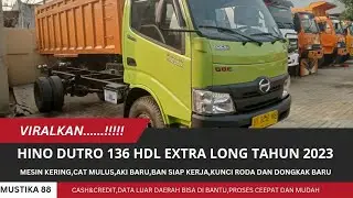 DI JUAL..LONG CHASIS HINO DUTRO 136 HDL TAHUN 202