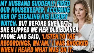 My Husband👨‍⚖️Accused Our Housekeeper Of Theft⌚️Just To Hide His Plan🤫 To Take My Entire Fortune💰.