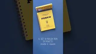 Le brush pen di Penco Made in Japan