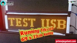 Running Teks LED 69 x 21cm Kuning - Prima Jaya LED