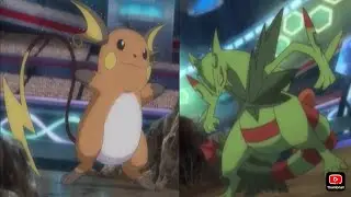 [Pokemon Battle] - Mega Sceptile Vs Raichu 