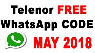 Telenor free internet whatsapp may 2018 by pakihow