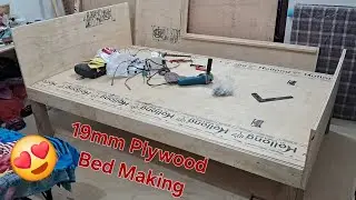 6.5 feet X 4 feet Plywood Bed Making - How To Make Bed At Home - Wood Working - Gyan Unboxer TV