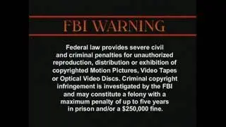 MORE FBI Copyright Warnings!