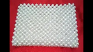 Pearl Purse (Part 3/3) || Pearl Purse Making || Purse Me Kapda Aur Chain Kaise Lagaye ||  Tutorial