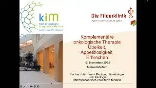 Komplement&auml;re onkologische Therapie bei &Uuml;belkeit, Appetitlosigkeit und Erbrechen