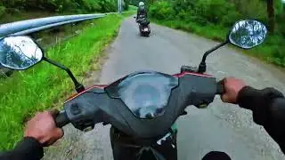 Jalan akses ke talaga bodas via karaha