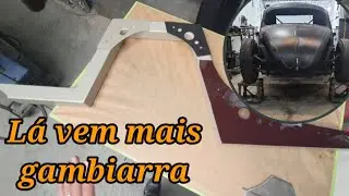 Ep38 Detalhes e testes das cores da estrutura da ca&ccedil;amba/ fusca hotrod artesanal