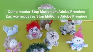 Stop motion montar no Premiere 2018. Монтаж стоп моушн Premiere 2018.