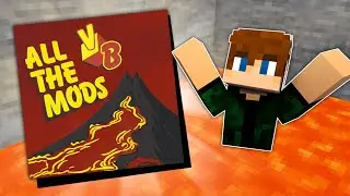 VIVENDO NUM BUNKER DENTRO DA LAVA!!! - ATM Volcano Block Minecraft Mods 1.19