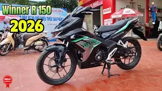 Honda Winner R 150 2026  – Glossy Black– Walkaround – Tuan Top5