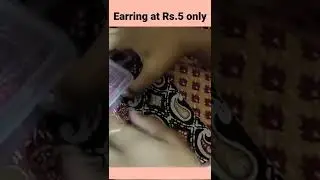 #shopsy maha loot offer,earing at Rs.5 only.