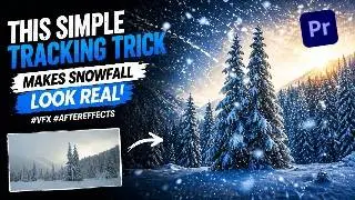 How to Create Snowfall Effect on a Simple Image ❄️#tutorial #premierepro #cinematic