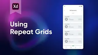 Using Repeat Grids in #AdobeXD