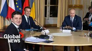French President Macron says Trump's Ukraine peace plan needs to be 
