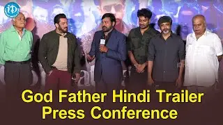 God Father Hindi Trailer | Salman Khan, Megastar Chiranjeevi | Mohan Raja | Press Conference