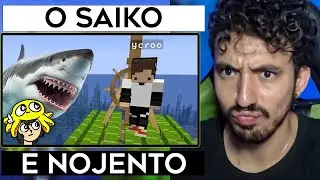 perdidos no mar do mine - SAIKO | Leozin React