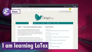 I am learning LaTex properly